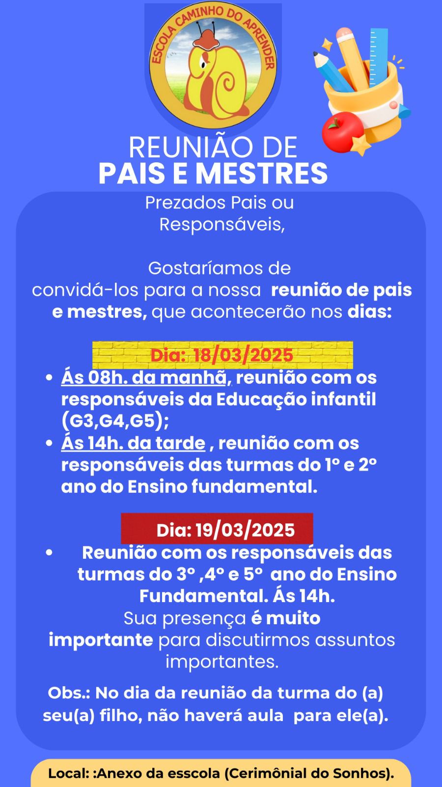 Aviso importante 