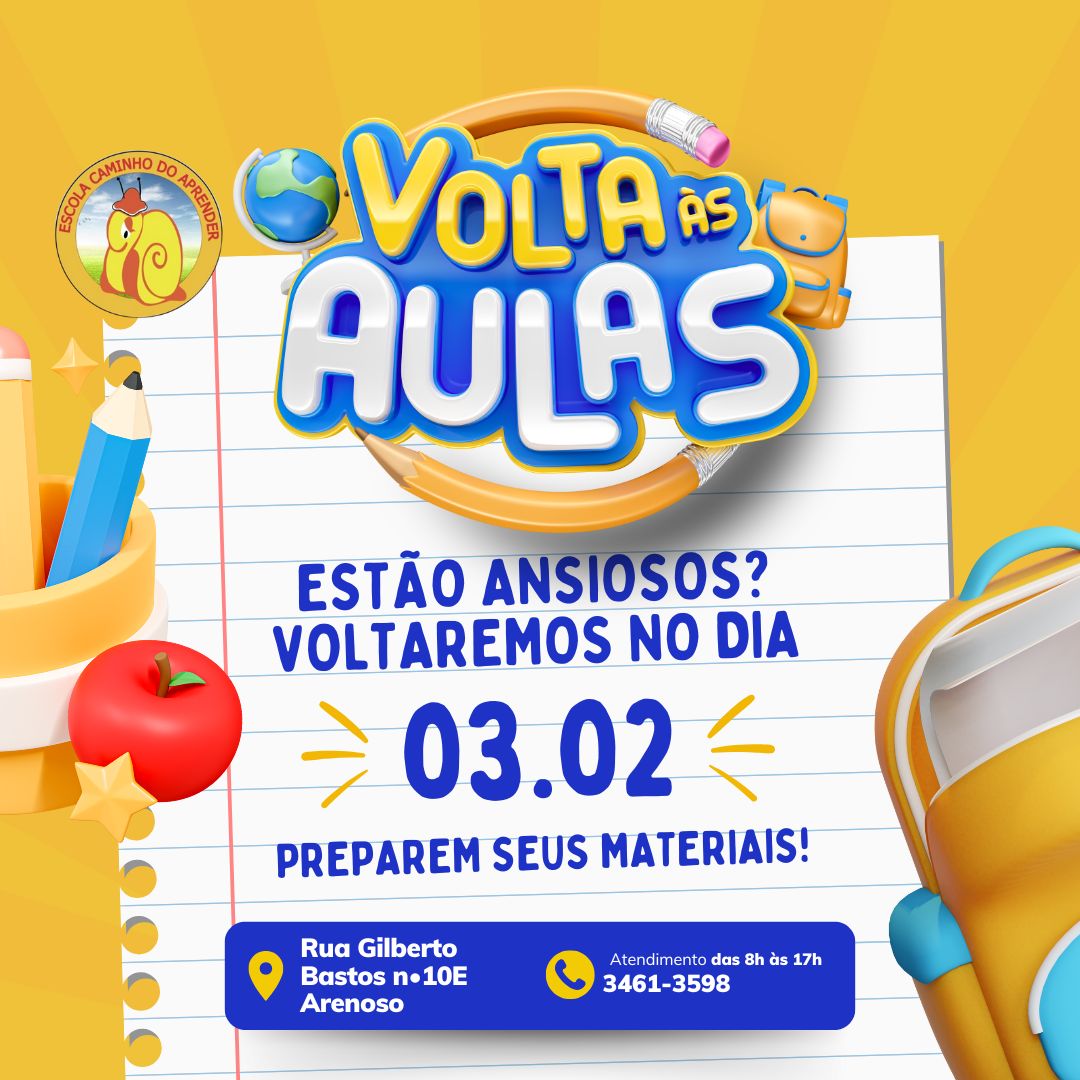 Volta as aulas